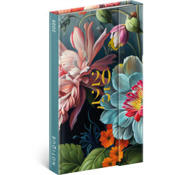 Határidőnapló mágnessel záródó, fehér lapokkal Fox 130x160 mm, Presco Határidőnapló Presco