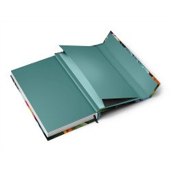 Határidőnapló mágnessel záródó, heti, fehér lapokkal Fox 130x210 mm, Presco