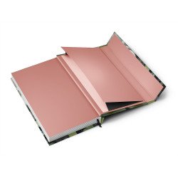 Határidőnapló mágnessel záródó, heti, fehér lapokkal Japan 130x210 mm, Presco