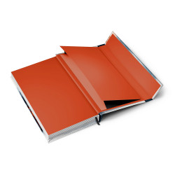 Határidőnapló mágnessel záródó, heti, fehér lapokkal Japan 130x210 mm, Presco