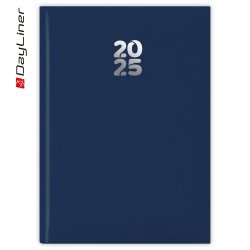 Határidőnapló Pannon A5 napi, fehér lapokkal sötétkék Dayliner 2026. Határidőnapló Dayliner