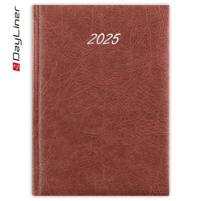 Határidőnapló Rebel B5 heti, krémszínű lapokkal bordó Dayliner 2027.