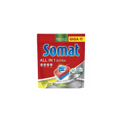 Mosogatógép tabletta 85 db/doboz All in One Somat Lemon&Lime Mosogatógép tabletta 85 db/doboz All in One Somat Lemon&Lime