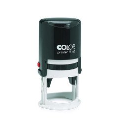 Bélyegző R40 Printer Colop fekete ház/kék párna kör lenyomat Bélyegző és kelléke Colop