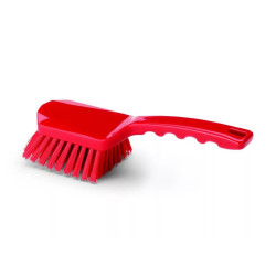 Kefe kézi műanyag rövid nyéllel 0,3 mm Aricasa/Igeax piros_1007RS Iroda üzemeltetés, munkavédelem Aricasa