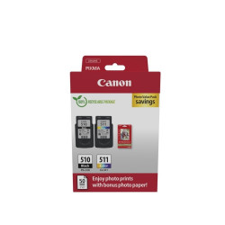 Canon PG510/511 tintapatron multipack + 50lap GP501 10x15 fényes fotópapír ORIGINAL Nyomtatók, másolók, kellékeik Canon