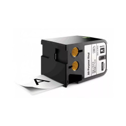 Feliratozógép szalag Dymo XTL 1868755 54mmx7m ORIGINAL, vinyl fehér/fekete Irodatechnika, kellékei Dymo