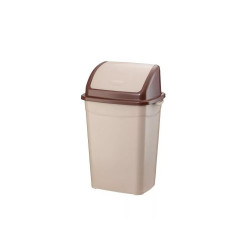 Szemeteskuka billenő fedéllel műanyag 9 literes barna UP116B Író- irodaszer, papíráru Planet