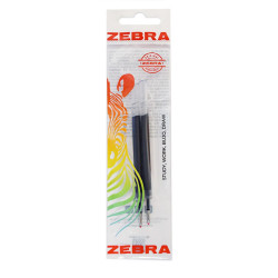 Tollbetét zselés 0,5mm, JF Zebra, írásszín kék 2db/csomag