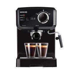 Kávéfőző  Eszpresszó Sencor SES1710BK 1140W, Fekete Háztartási gépek Sencor