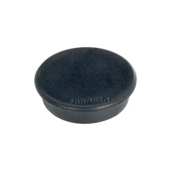 Mágnes 24mm, erősség: 300 g. Franken 10 db/csomag, fekete Irodatechnika, kellékei Franken