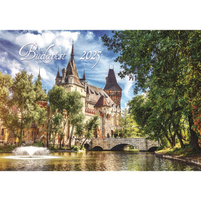 Falinaptár képes 460x320mm, Budapest Realsystem 2026.