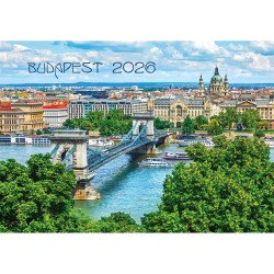 Falinaptár képes 460x320mm, Budapest Realsystem 2026.