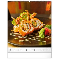 Falinaptár képes  480×560mm Gourmet  Realsystem 2026.