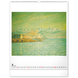 Falinaptár képes  480×560mm Claude Monet  Realsystem 2026.