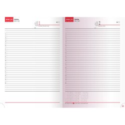 Határidőnapló Standard B/5, napi fehér lapokkal drapp Realsystem 2027.