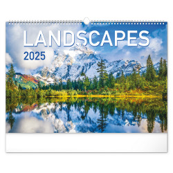 Falinaptár képes  480×330mm Landscapes  Realsystem 2026. Falinaptár Realsystem