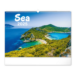 Falinaptár képes  480×330mm Sea  Realsystem 2026. Falinaptár Realsystem