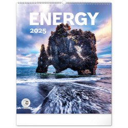 Falinaptár képes  480×560mm Energy  Realsystem 2026. Falinaptár Realsystem