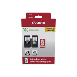 Canon PG560/CL561 tintapatron + 10x15 fényes fotópapír multipack ORIGINAL Nyomtatók, másolók, kellékeik Canon