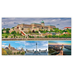 Speditőr naptár 1 tömb, 3 hónap Primus Classic 300 × 480 mm, fehér lapokkal Budapest Dayliner 2026.