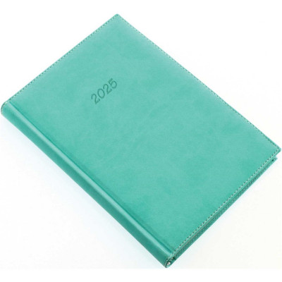 Határidőnapló Bolero P A/5, napi krémszínű lapokkal türkiz Realsystem 2026.