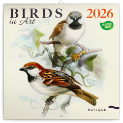Falinaptár képes lemeznaptár 300x300mm, Birds in Art Realsystem 2026.