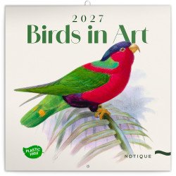 Falinaptár képes lemeznaptár 300x300mm, Birds in Art Realsystem 2027.