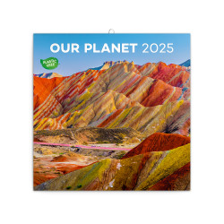 Falinaptár képes lemeznaptár 300x300mm, Our Planet Realsystem 2027. Falinaptár Realsystem