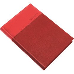 Határidőnapló Lux B/5, heti fehér lapokkal piros Realsystem 2027.