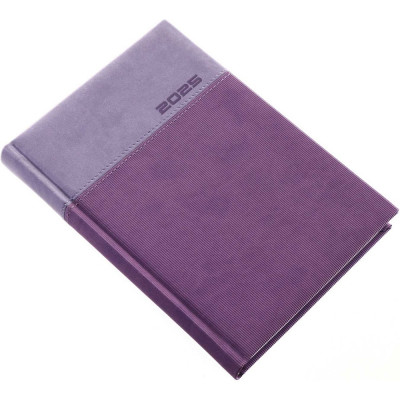 Határidőnapló Lux A/5, napi fehér lapokkal lila Realsystem 2026.