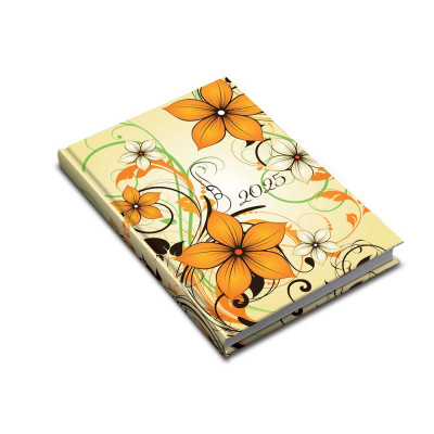 Határidőnapló 2day B/6, kétnapos beosztás + jegyzetlap virágminta Realsystem 2026. Határidőnapló 2day B/6, kétnapos beosztás + jegyzetlap virágminta Realsystem 2026.