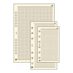 Gyűrűs kalendárium utántöltő csomag  2/513 sárga papíros négyzethálós jegyzet M mérethez Realsystem