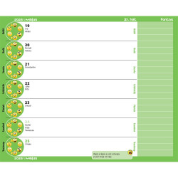 Diák zsebkönyv 125mmx205mm, fehér lapokkal 2025/2026 hero Realsystem