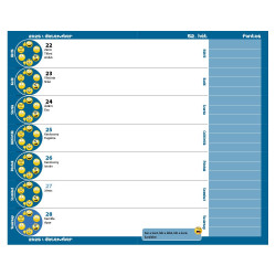 Diák zsebkönyv 125mmx205mm, fehér lapokkal 2025/2026 hero Realsystem