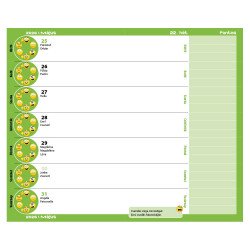 Diák zsebkönyv 125mmx205mm, fehér lapokkal 2025/2026 hero Realsystem