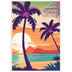 Hallgatói zsebkönyv A5, 145mmx205mm, fehér lapokkal tropical 2025/2026 Realsystem Hallgatói zsebkönyv Realsystem