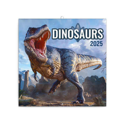 Falinaptár képes lemeznaptár 300x300mm, Dinosaurs Realsystem 2026.