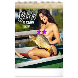 Falinaptár képes  330×460mm Girls and Carps Realsystem 2026. Falinaptár Realsystem