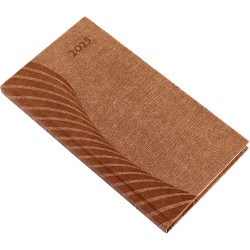 Zsebnaptár álló Amigo, fehér lapokkal drapp Realsystem 2026. Író- irodaszer, papíráru Realsystem