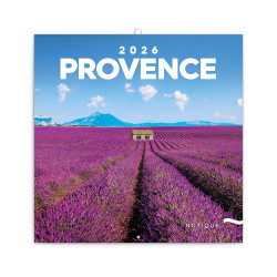Falinaptár képes lemeznaptár 300x300mm, Provence Realsystem 2026.