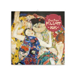 Falinaptár képes lemeznaptár 300x300mm, Gustav Klimt Realsystem 2026. Falinaptár Realsystem