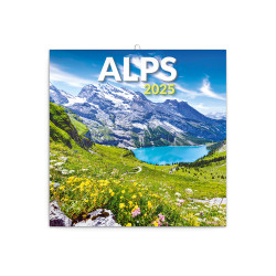 Falinaptár képes lemeznaptár 300x300mm, Alps Realsystem 2026. Falinaptár Realsystem
