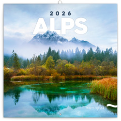 Falinaptár képes lemeznaptár 300x300mm, Alps Realsystem 2027.