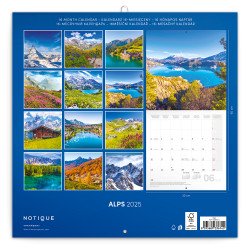 Falinaptár képes lemeznaptár 300x300mm, Alps Realsystem 2027.