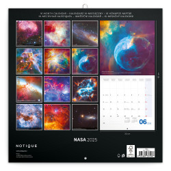 Falinaptár képes lemeznaptár 300x300mm, NASA Realsystem 2026.