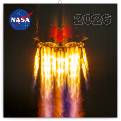 Falinaptár képes lemeznaptár 300x300mm, NASA Realsystem 2026.