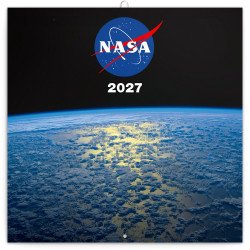 Falinaptár képes lemeznaptár 300x300mm, NASA Realsystem 2027. Falinaptár Realsystem