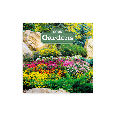 Falinaptár képes lemeznaptár 300x300mm, Gardens Realsystem 2027.
