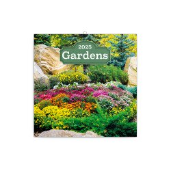 Falinaptár képes lemeznaptár 300x300mm, Gardens Realsystem 2026. Falinaptár Realsystem